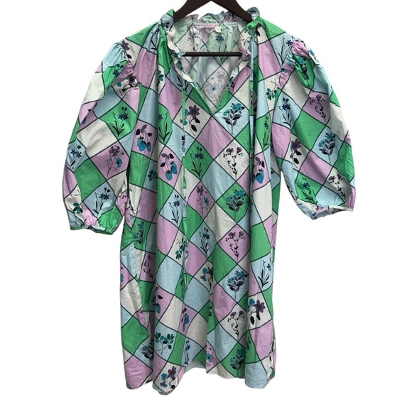 GLAOROUS Colorful Geometric Patterned Blouse Size 6 - Picture 5 of 10